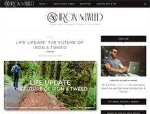 Tablet Screenshot of ironandtweed.com